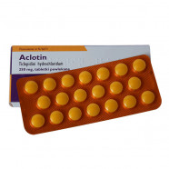 Купить Аклотин (Тиклопидин, аналог Тикло) таблетки 250мг №60 в Краснодаре